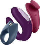 Satisfyer Partner Box 3 Double Joy Couple's Vibrator Royal One Cock Ring Sexy Secret Panty Vibrator App