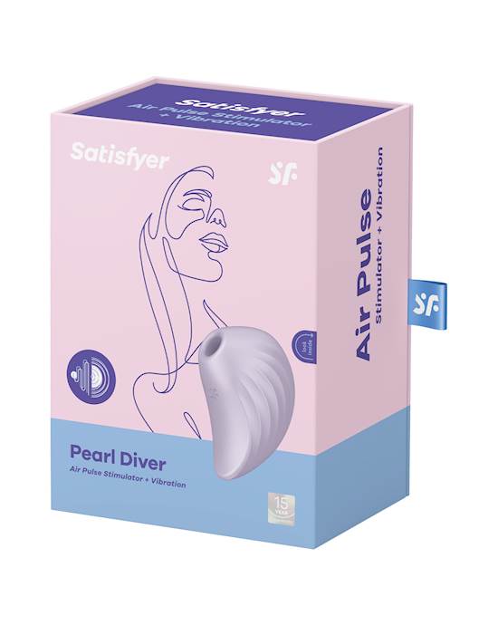 Satisfyer Pearl Diver Air Pulse Stimulator Vibration clitoral Vibrator