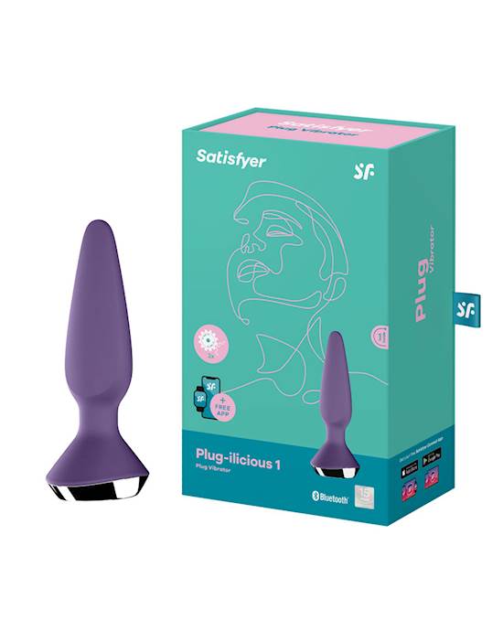 Satisfyer Plug-ilicious 1 Plug Vibrator Anal vibrating App conrolled Butt plug 5.3 Inch