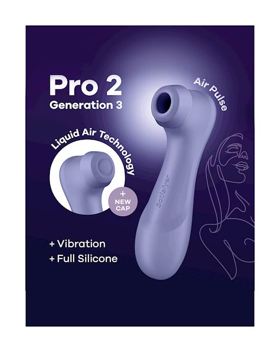 Satisfyer Pro 2 Generation 3 Liquid Air Technology Double Air Pluse Vibrator