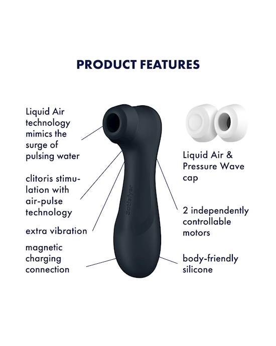 Satisfyer Pro 2 Generation 3 Liquid Air Technology Double Air Pluse Vibrator