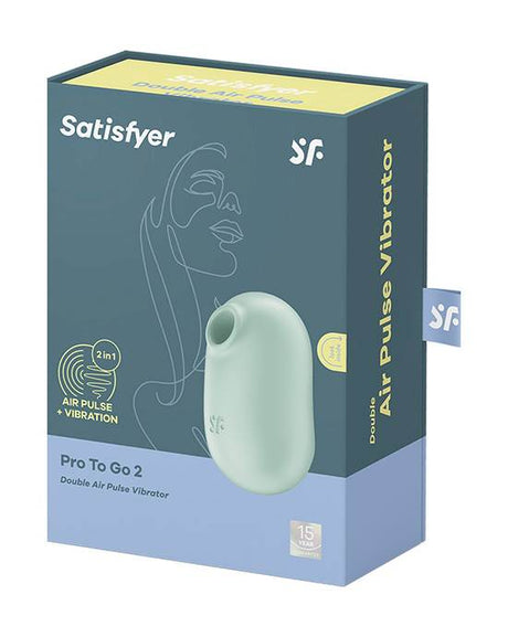 Satisfyer Pro To Go 2 Vibrating Air Pulse Clitoral Stimulator