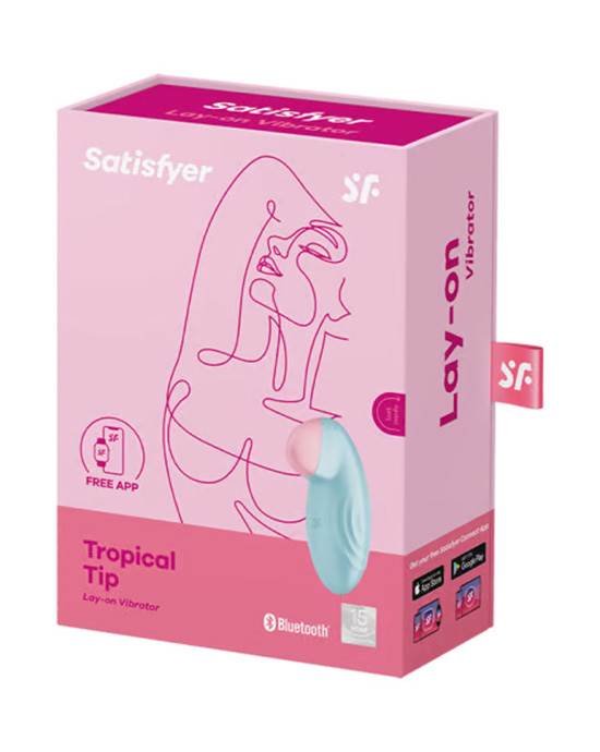 Satisfyer Tropical Tip Connect App Lay-on Vibrator