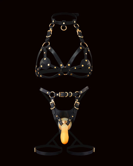 Lockink Queen Chest Harness with Removable Bra