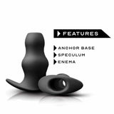 Silicone Hollow Anal Plug Vaginal Peep/Anal Dilator/Douches/Enema