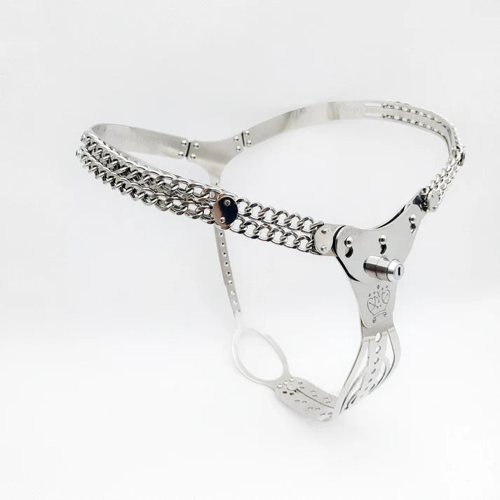 Hollow out 316 Stainless Steel Female Chastity Belt