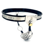 Black Emperor Hollow Stainless Steel Male Chastity Belt Cage