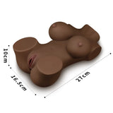 Streetgirl's No 5 Chocolate Masturbator Half Body Sex Doll