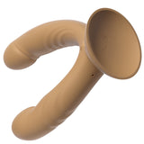 Suction cup double vibration penis dildo with Remote control