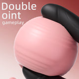 Suction cup double vibration penis dildo with Remote control