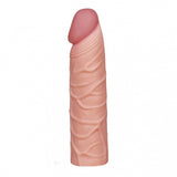 6.8" Super-realistic penis extension sleeve - Flesh