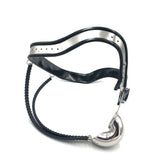 Black Emperor T4 Double Chain Chastity Belt with Cock Cage