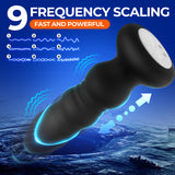 Thrusting Anal Plug Remote Control Led Light Up anal plug