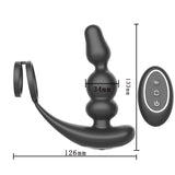 Touch Girl Y-SHI Remote control prostate massager locking ring Noice anal orgasm