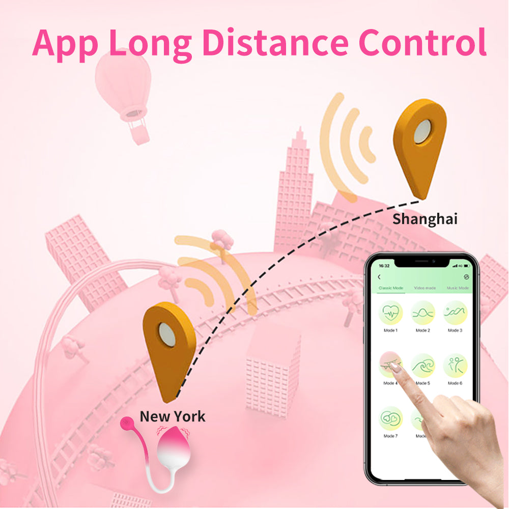 Touch Girl® Honey Peach App control wireless female Vibrator