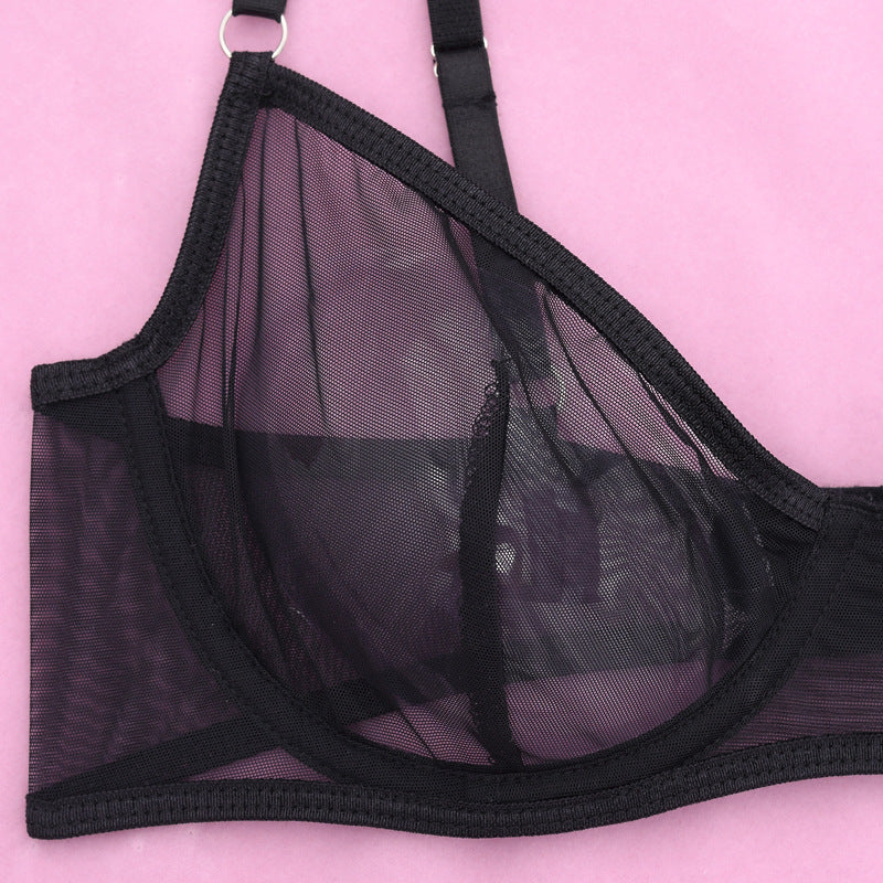 Transparent Sexy Body Harness Bondage Lingerie with Chain