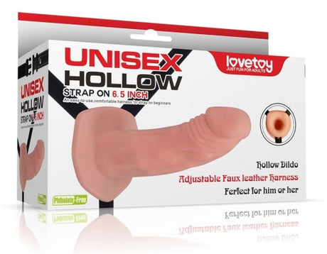 Unisex Hollow Strap On Dildo