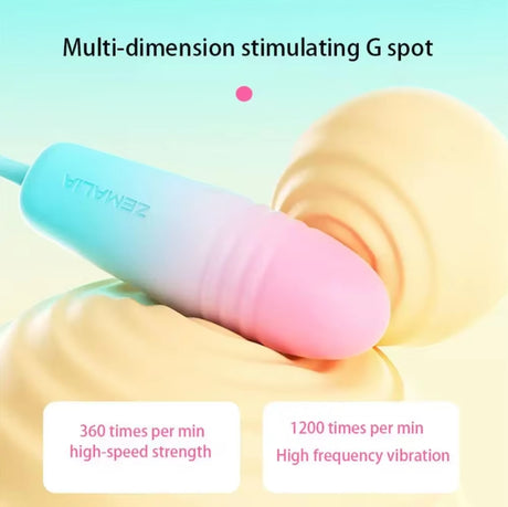 Zemalia Telescopic Vibrator Bullet APP Control Massager