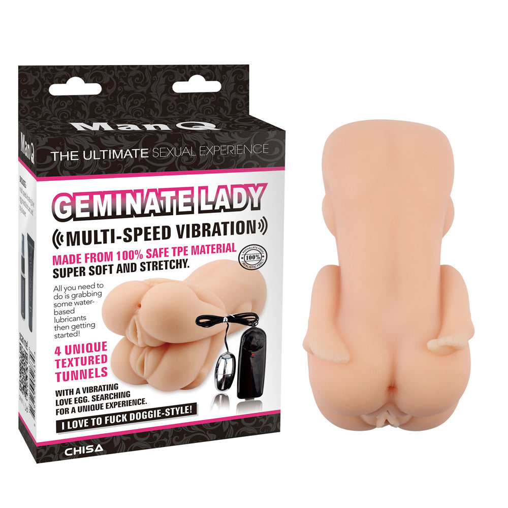 Man'Q Geminate Lady With Vagina Male Masturbator