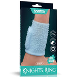 Vibrating Drip Knights Ring - Blue