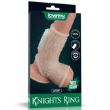 Vibrating Drip Knights Ring with Scrotum Sleeve