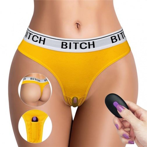 Super-sexy thong comes with remote control bullet Vibrating Panties