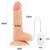 7" Vibrating Easy Strap on realistic dildo Sets