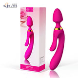 WOWYES Vibrating G-spot Vibrator - Vagina and Clitoris Stimulation Rabbit Massager