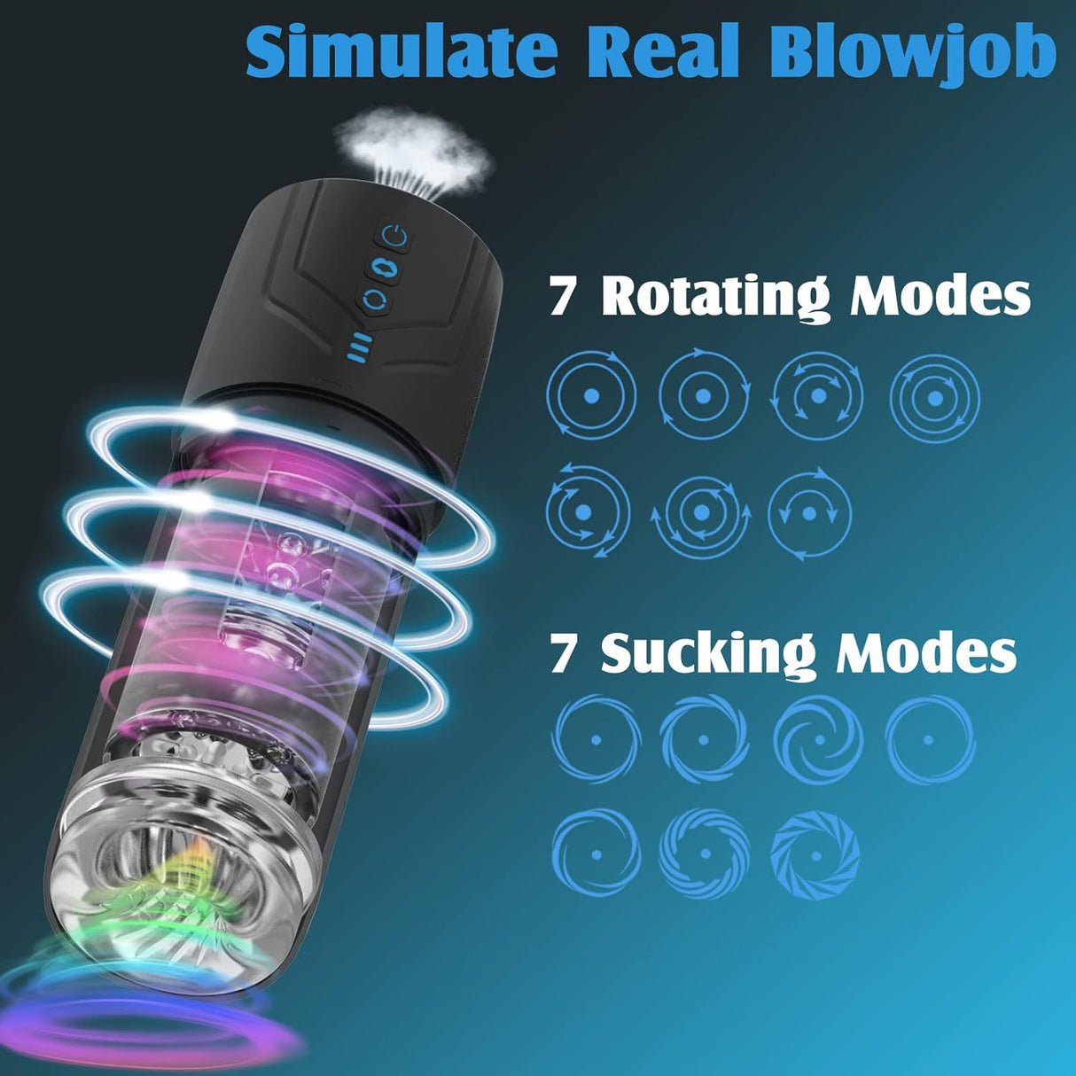 HANNIBAL Whirlwind Pro Stroker Automatic Masturbator