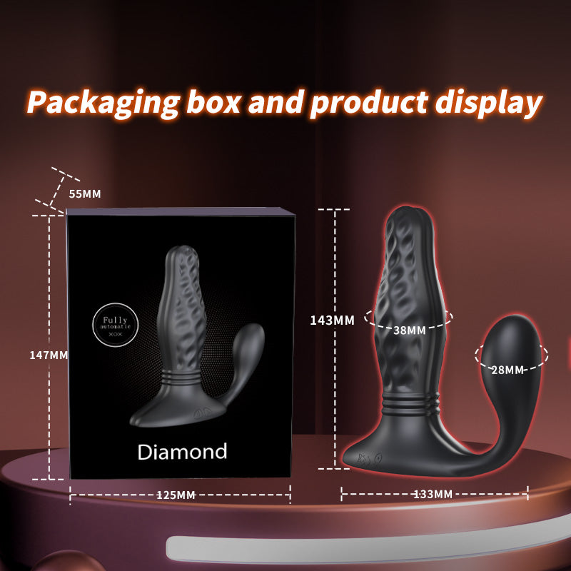 YEAIN-Yezakura Diamond drill butt anal plug vibrator with romove control