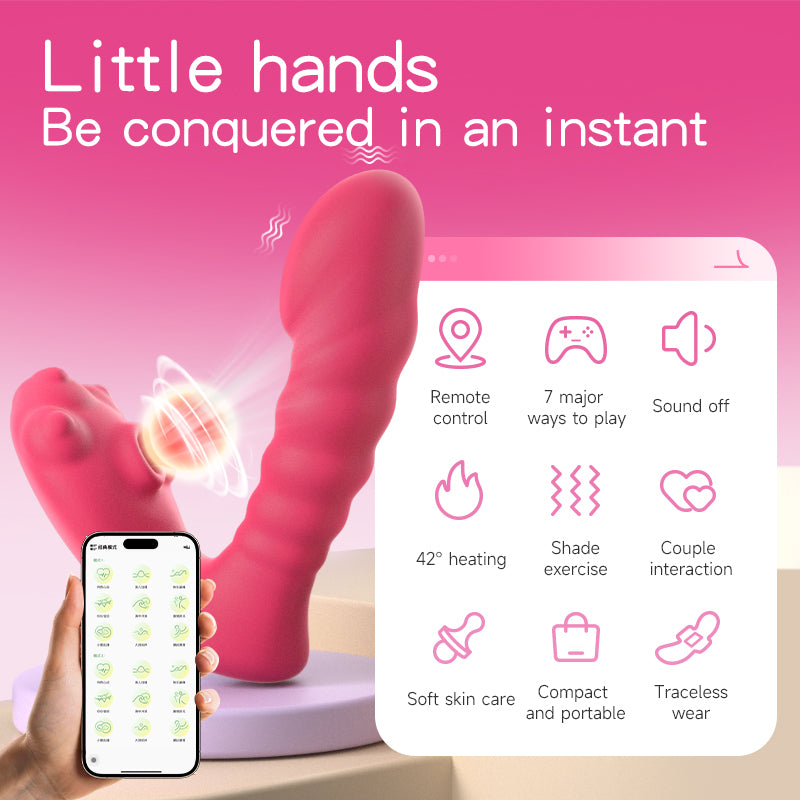 YEAIN Cute cat Paw wearig vibrator clit sucking Toy with App control