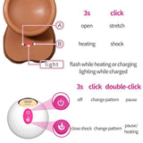 Yeain Realistic Thrusting Suction Cup Dildo Vibrator