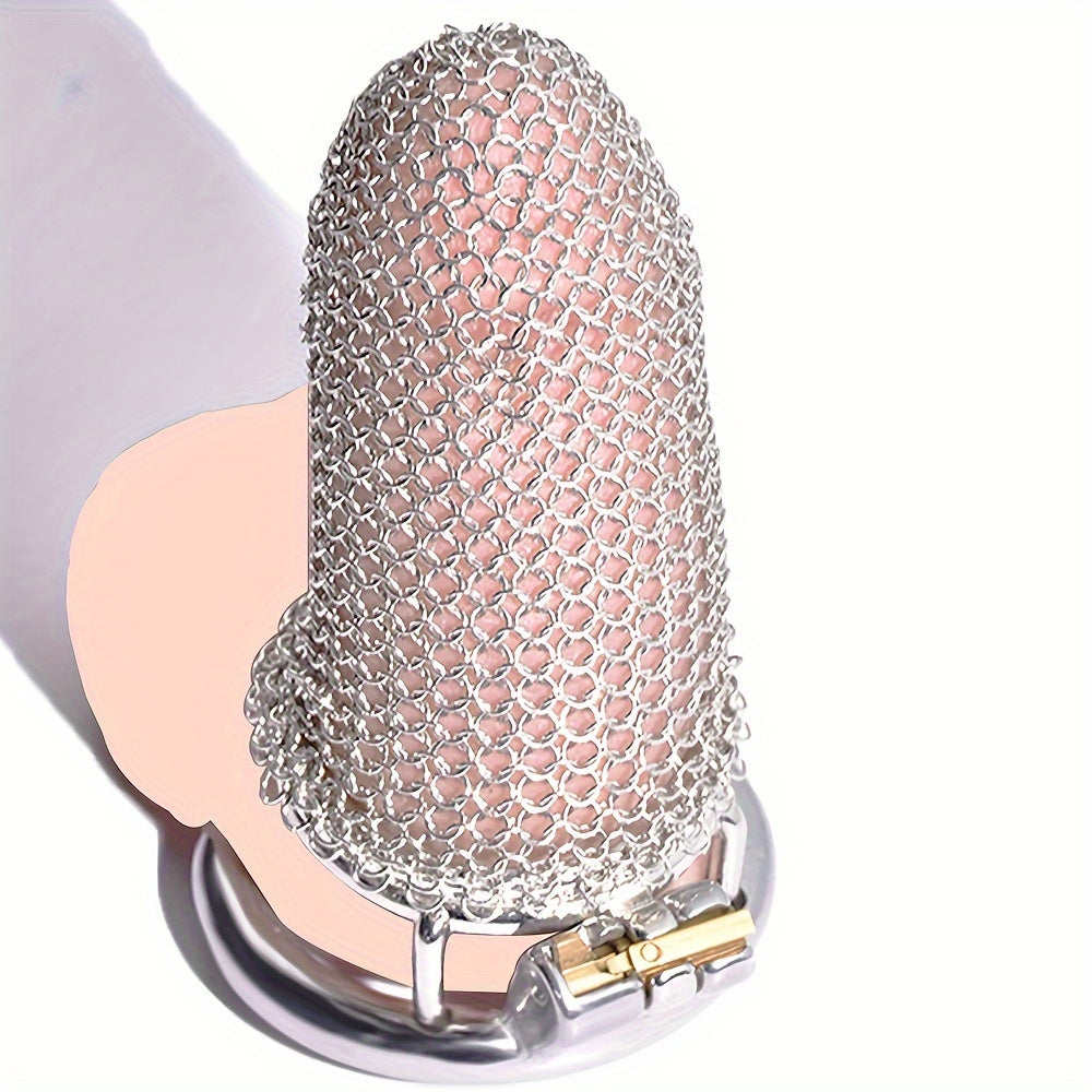 FRRK-196 Mesh Stainless Steel Male Chastity Cage Penis Cage Device