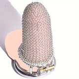 FRRK-196 Mesh Stainless Steel Male Chastity Cage Penis Cage Device