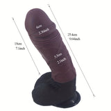 FAAK-F124 Silicone Realistic Dildo Strap on Penis With Suction Cup