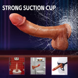 YIQU Rotating Anal Dildo Heated Huge Dildo With 10 Vibrating 10 Thrusting