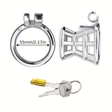 FRRK-200 Flared Shape Male Chastity Device Penis Cage Stainless Metal Cock Ring