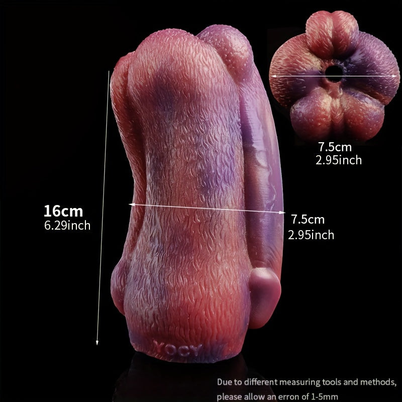 Single Channel Realistic Animal Silicone Pocket Pussy Penis Exercise Masturbator