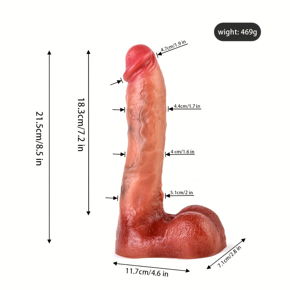 FAAK-G195 Silicone Realistic Dildo Skin Touch Penis With Suction Cup