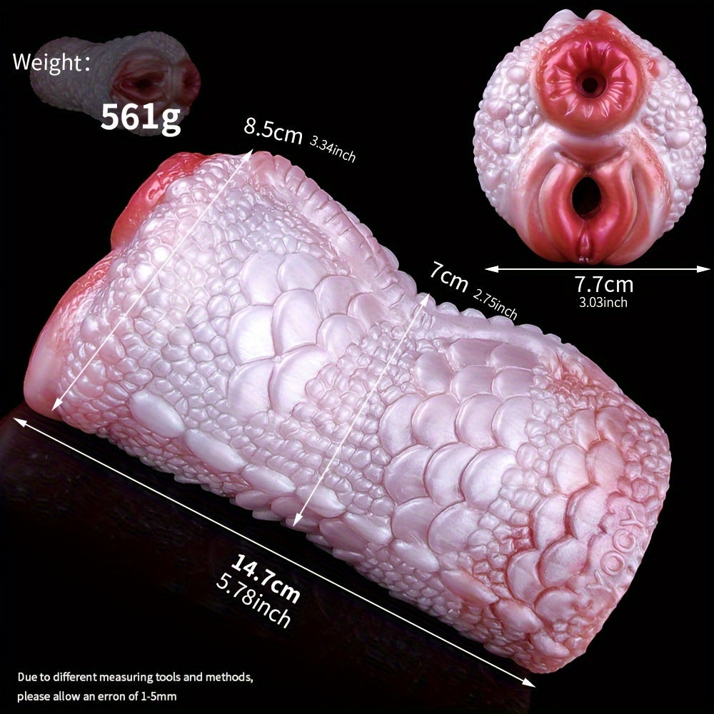 Fantasy Realistic Dragon Silicone Pocket Pussy Penis Exercise Masturbator