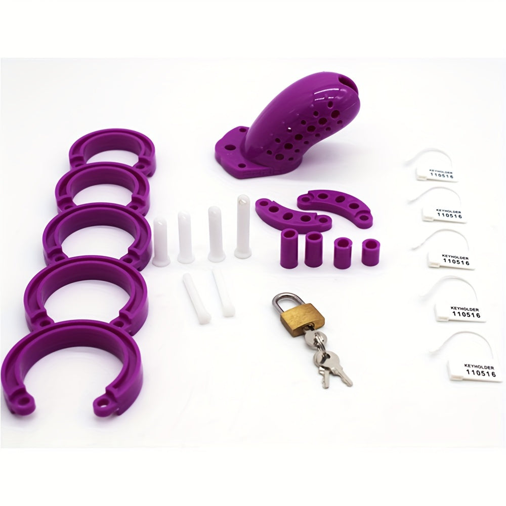 FRRK-24 Short Colorful Male Chastity Cage Penis Cage ABS Resin Cock Lock