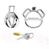 FRRK-138 Stainless Chastity Cage Device 4 Size Penis Ring Wearable Cock Lock