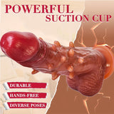 YIQU 4 In 1 Thrusting Realistic Dildo With 10 Vibration 10 Telescopic