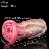 Alien Male Masturbation Device Silicone Pocket Pussy Penis Exercise Masturbator