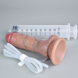 FAAK-S8003 Silicone Realistic Dildo Strap-on Ejaculation Dildo With Suction Cup