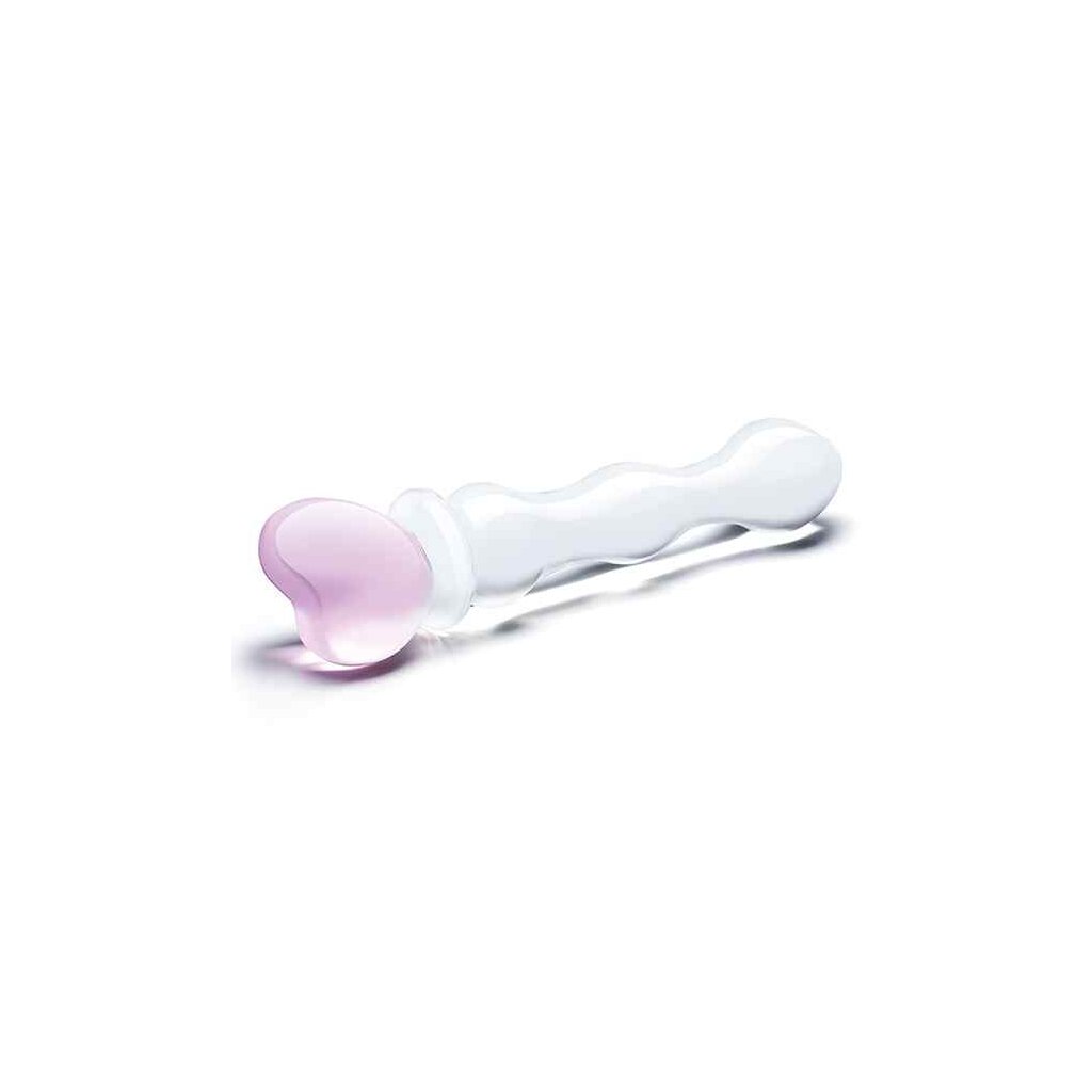 Glas 8" Sweetheart Glass Dildo