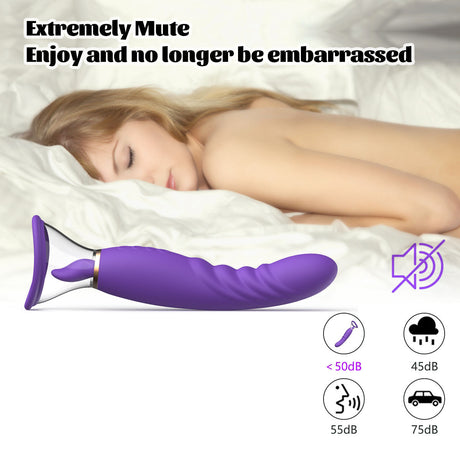 lady G-Spot vibrator suck function tongue lick tail vibration