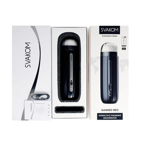 Svakom Hannes Neo Heat Vibrating Male Masturbator with APP control