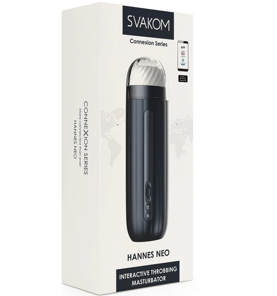 Svakom Hannes Neo Heat Vibrating Male Masturbator with APP control