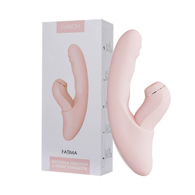 SVAKOM Fatima Sucking Push blasting Heating Vibrator